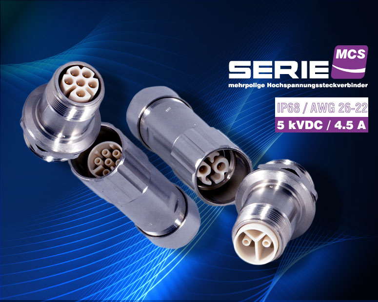 GES Series MCS high voltage connector